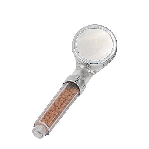 Dusche Kopf, Bukm Duschkopf Ionic Filter hohen Druck Wasser sparen Handbrause Filtration Sprinkler Sprayer Handheld Duschkopf für Wellnessbrause Home Badezimmer Hotel - 3
