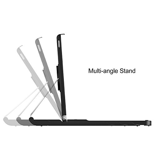iPad Air Tastatur, JETech Drahtlose Bluetooth Tastatur Keyboard Case/Hülle mit 360 Grad-Umdrehung und Multi-Angle Stehen für Apple iPad Air – 2012 - 6
