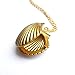 OverDose Seashell Locket Pendant Gold Locket Gold Brass Sea Shell Necklace