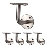 handlauf holz weiß eckig Grundplatte ca. Ø 47 mm mit drei Einschraublöchern Ø 8 mm