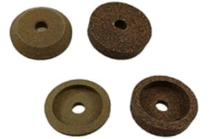 RULEMARKET SMERIGLI PER AFFILATOIO AFFETTATRICE ITALIANA MACCHI DIAMETRO 50 FORO 10 ALTEZZA: 12 E 10 mm COPPIA