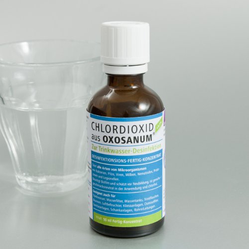 Preisvergleich Produktbild Chlordioxid aus Oxosanum, Fertig-Konzentrat für Trinkwasserdesinfektion