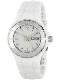 TechnoMarine Cruise 110022C - Reloj de mujer (caja de cerámica, con fecha), color blanco