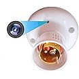 AYIKA Spy Bulb Holder Camera WiFi 2024, Spy Socket Holder Camera with Audio and Video Support iOS/Android
