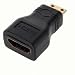 Produktbild m-one Mini HDMI zu HDMI Adapter Konverter für - Canon LEGRIA HF R76, HF R77, HF R78, HF S10, HF S100, HF S20