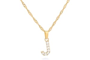 FPEAOB Buchstaben Kette Personalisierte Halskette mit Initial Buchstaben Anhänger Alphabet A-Z Buchstabenkette Damen Gold Kette Namenskette Geschenk für Frauen Weihnachten Geburtstag Valentinstag