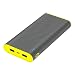 Produktbild Hoco Handliche Powerbank mit starken 30000 mAh 4,2A in Grau für Huawei P20 Lite extra flach und handlich mit LED Leuchte und LED status Anzeige Dual Port 2x 2,1 für Smartphone Tablet und Netbook + StarBerry® Display Cleaner zum reinigen Ihres Bildschirms