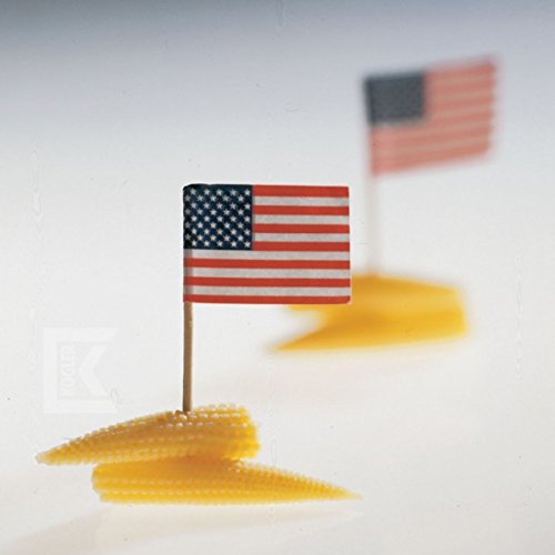 50 USA Partypicker Picker Amerika Flagge 70mm