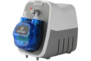 K KAMOER Kamoer KCPA600 24V peristaltic Pump high Flow Rate Liquid dosing Pump 180-520ml/min Adjustable,Norprene Tube 4mm ID x 7.2 mm OD