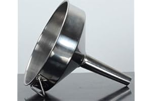 HOMEXO Embudo Aceite de Cocina Líquido Gran Embudo de Metal de Acero Inoxidable con Filtro Desmontable Embudo Industrial de Boca Ancha for conservas Utensilios de Cocina 1pc (Color : 30cm)