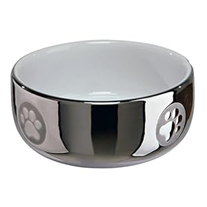 Trixie – Cuenco de cerámica con motivo de zarpa para gatos