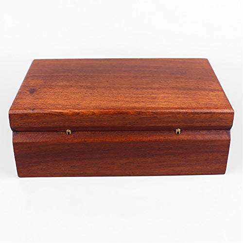 Preisvergleich Produktbild Yishelle Schmuck Aufbewahrungsbox Einfacher Entwurf EIN quadratischer hölzerner Haushalts-Desktopsammlungs-Kasten Für Ohrringe Halskette Jewels Organizer