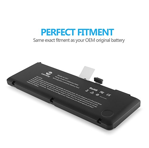 Leomisky 10.95V 7200mAh Neu Laptop Ersatz Akku Batterie for Apple MacBook Pro 15″ A1321 A1286 (Nur für Mid 2009 2010 Version), MB985/986 MC118 Series Notebook Akku mit 3 Freie Schraubendreher – 12 Monate Garantie - 2