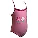H2O Frilly Flower Girls and Babies Swimsuit - Pink - 6/12 Months