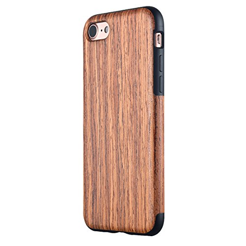 Funda iPhone 8 Funda iPhone 7 Snewill Wooden Shockproof Drop Protection Dual Layer Slim Hybrid Wood Case Cover For iPhone 7-Rosewood reviews Funda iPhone 8 Funda iPhone 7 Snewill Wooden Shockproof Drop Protection Dual Layer Slim Hybrid Wood Case Cover For iPhone 7-Rosewood