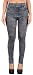 JAMES SCOT- Printed Pattern Ankle Length Stretchable Slim Fit Black Denim Type Printed Jegging For Women