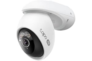 Tapo C560WS 4K 360° kamera do monitoringu na zewnątrz, Wi-Fi 6, noktowizor, bezpłatne wykrywanie AI, inteligentne śledzenie, alarm światła i dźwięku, dwukierunkowe audio, karta microSD do 512 GB