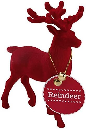 Talking TablesKnitted Noel Bird Shaped Place Card, Pack of 8, Red