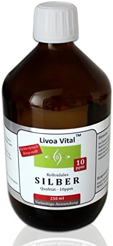 Premium Colloidal Silver 10ppm / 250ml Glass Bottle