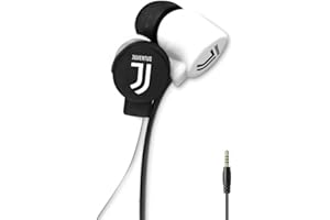 TECHMADE Écouteurs avec Microphone et Bouton de Fonction - Officiels Juventus