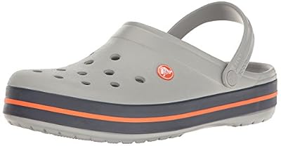 Crocs Crocband, Sabots Mixte Adulte, Gris (Light Grey/Navy) 37/38 EU