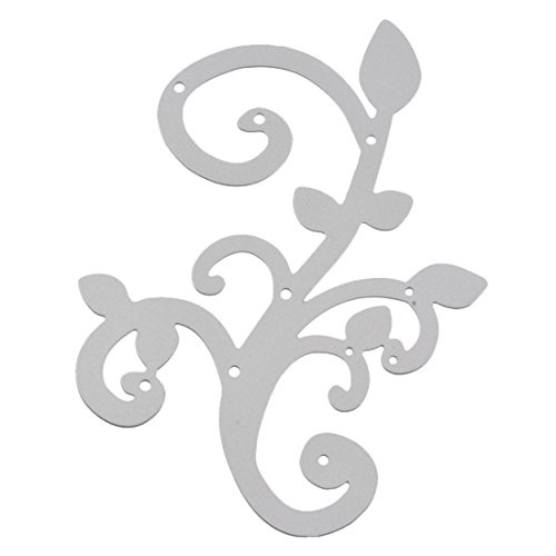 Souarts Metal Schneiden Schablone für DIY Scrapbooking Album Handwerk Weinblätter Muster - 3