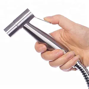 MARCOWARE Stainless Steel Health Faucet with 304 Ultra Flexible Shower Hose, Silver, Brushed Finish