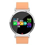 Bluetooth-Foto-Armband gebogener Bildschirm-Schritt Wasserdichte Anruferinnerungs-intelligente Armband-Uhr (Color : D)
