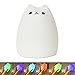 Produktbild LED Nachtlicht, Aohro Kinder Silikon LED Nachtlicht mit 7 Farben , USB aufladbar Touch Sensor LED Nachttischlampe für Babys Zimmer, Schlafzimmer Wohnzimmer ,Lächeln Katze (Smile Cat)