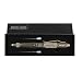 Produktbild com-four® B006 Tactical Kubotan Pen Multifunktionswerkzeug mit Kugelschreiber, Glasbrecher, Skalpell, Touch Pen - aus Flugzeug Aluminium - für Jede Extremsituation (Bronzefarbend)