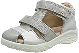 Verschluss: Klettverschluss ECCO Baby Mädchen Peekaboo Sandalen, Silber (Concrete 51448), 24 EU