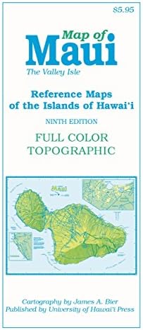 Map of Maui: The Valley Isle (Reference Maps of the Islands of Hawai)
