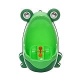 Süßes Frosch Kinder Töpfchen WC-Training Kinder-WC für Jungen Pee Trainer Badezimmer (grün)