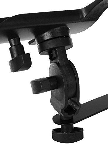 Pronomic Stativadapter Halterung Clamp für iPad (Robuster Kunststoff, 180° Neigbar, Befestigung über Mikrofonarm) - 3