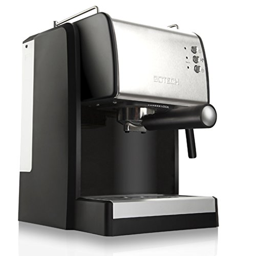 examen Machine à café de style italien Pression commerciale de café à vapeur de café peut être frappé mousse de lait