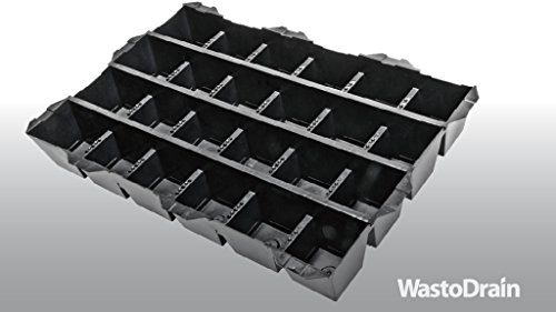 Preisvergleich Produktbild 54,78m² = 252 Platten Dachbegrünungsplatten WastoDrain