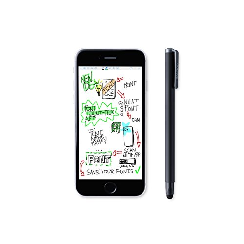 Wacom Bamboo Solo Smart Stylus (4. Generation) in Schwarz / Ergonomischer Touch Pen mit Carbonfaser-Spitze für Touchscreen-Eingabegeräte mit kapazitiver Touch-Technologie wie iPhone oder iPad - 7