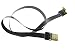 Produktbild schwarze FPV lang flach schlank HDMI Kabel Mini HDMI 90 Grad zu Standard HDMI Normal HDMI full HDMI für Canon 5D3 5D2 Panasonic lumix GH3 GH2 Sony nex 5N 5T 5R 7N 80CM