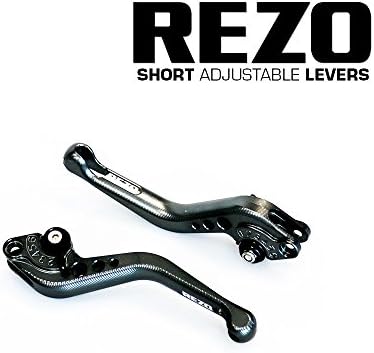 REZO V2 Short Titanium Adjustable CNC Motorcycle Levers for Suzuki GSX 1300 R Hayabusa 2008-2016