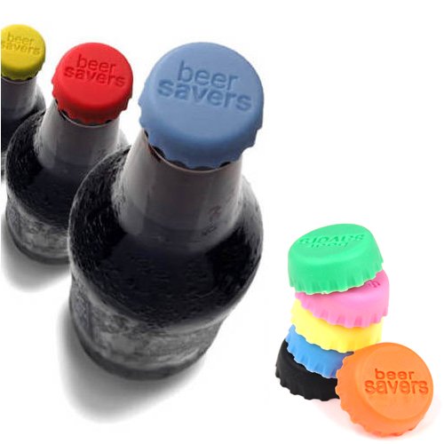 veroda 6 wiederverwendbar Silikon Bier Savers Flasche Kappen Tops Maschinen Deckel Cover - 3