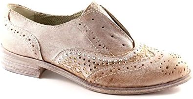 Divine Madness 829B Taupe Shoe Woman inglesina Elastic Rhinestone 40