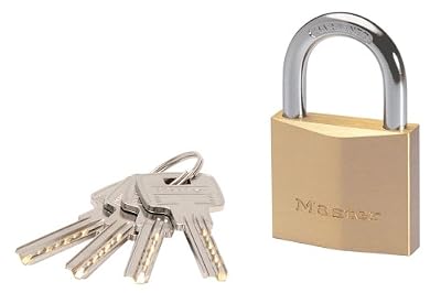 Master Lock 2940EURD Cadenas en laiton 40 mm Double verrouillage haute sécurité