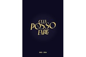 2023-2024: Agenda Settimanale 2023/2024 ce la posso fare, vista verticale, 16 mesi da settembre 2023 a dicembre 2024, A5