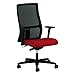 Produktbild HON Zündung Serie mid-back Arbeit Stuhl – Mesh Computer Stuhl für Büro Schreibtisch, schwarz (iw103nt10) synchrone Kippfunktion Mesh Back poppy