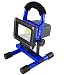 Produktbild MCTECH® 10W Kaltweiß Blau Tragbare Wiederaufladbare Handlampe LED AKKU Flutlicht-Lampe Camping Lampe Arbeitsscheinwerfer Angeln Beleuchtung Outdoor Laterne Campinglaterne Werkstatt-Flutlicht IP65 (10W Kaltweiß)