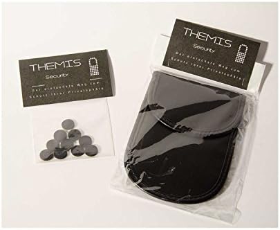 Set GSM / LTE / NFC / RFID Blocking Case (13.5 cm x 9 cm) and Kamkover by Themis Security