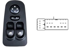 PROPOSTEONLINE Pulsante Alzacristalli realizzato per LANCIA YPSILON dal 2003 al 2010 Sinistro Pulsanti 16 PIN v.Ret. el 735360605