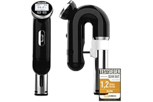 Allpax SVU Cuiseur sous vide, Thermoplongeur de 1200 W, Capacité de 20 L, Modèle en noir, Design élégant avec éclairage LED, Pour la cuisson sous vide idéale de vos aliments