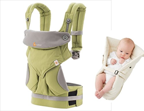 Ergobaby 360 Bundle of Joy - Green with Natural insert