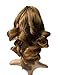 SWEET SHORT CURLY PONY TAIL HAIR EXTENSION, (CLAW GRIP) (09 Dark Strawberry Mix)